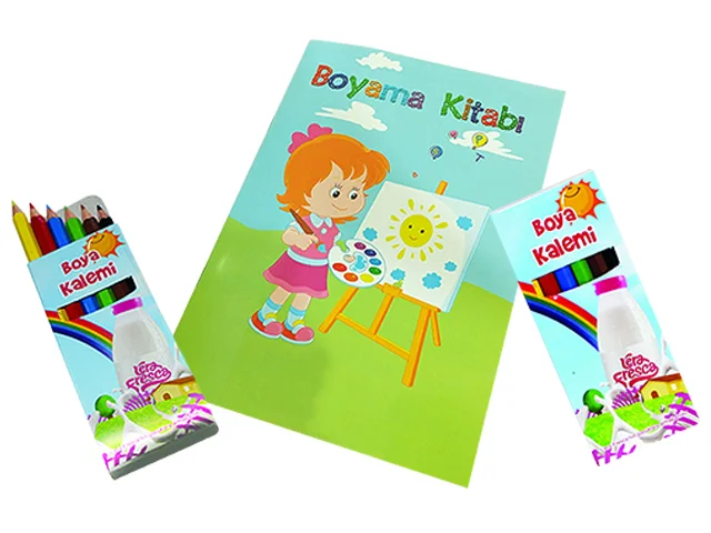 BOYAMA KİTABI KALEMLİ